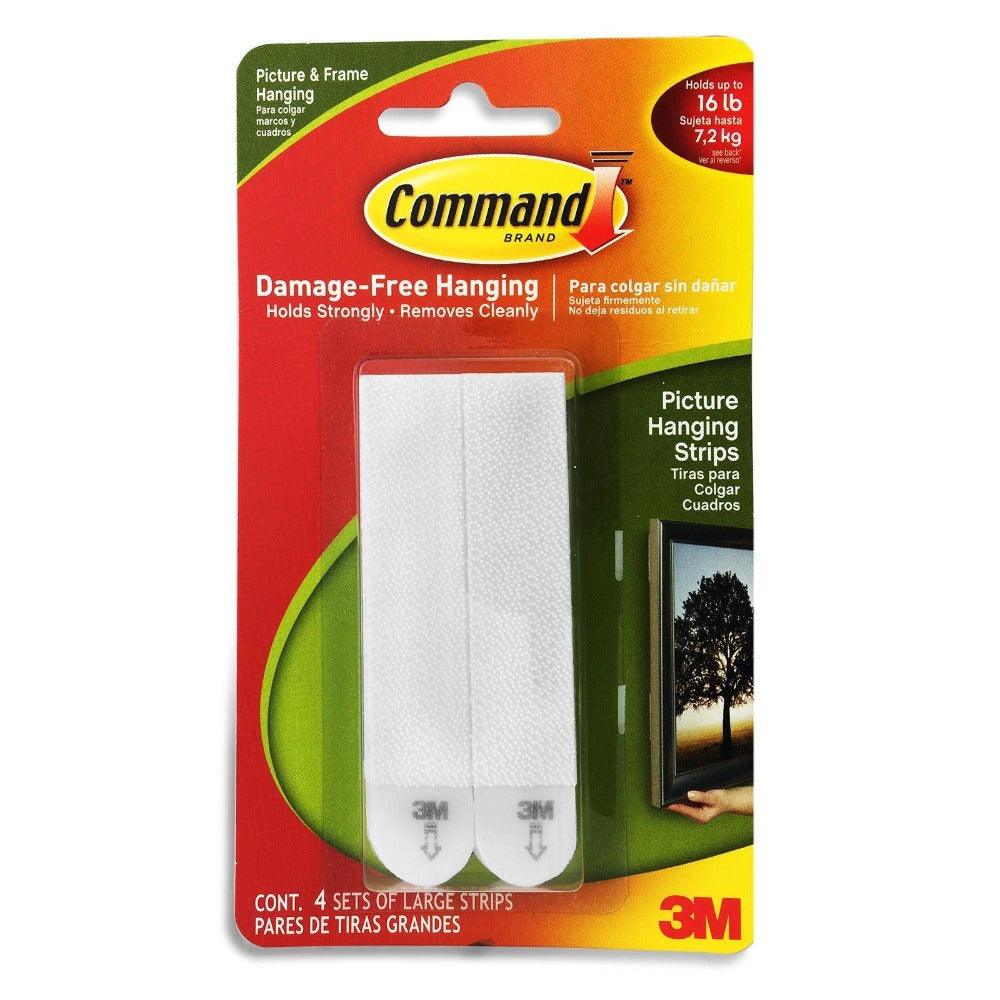 3M Command Picture Hanging Strips | Large | 4 Pack