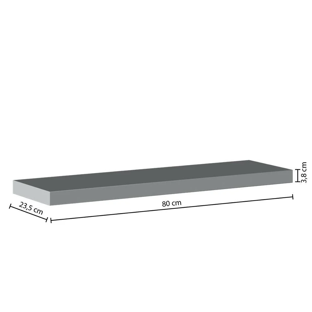 5 Five White Wall Shelf | 80cm - Image 2
