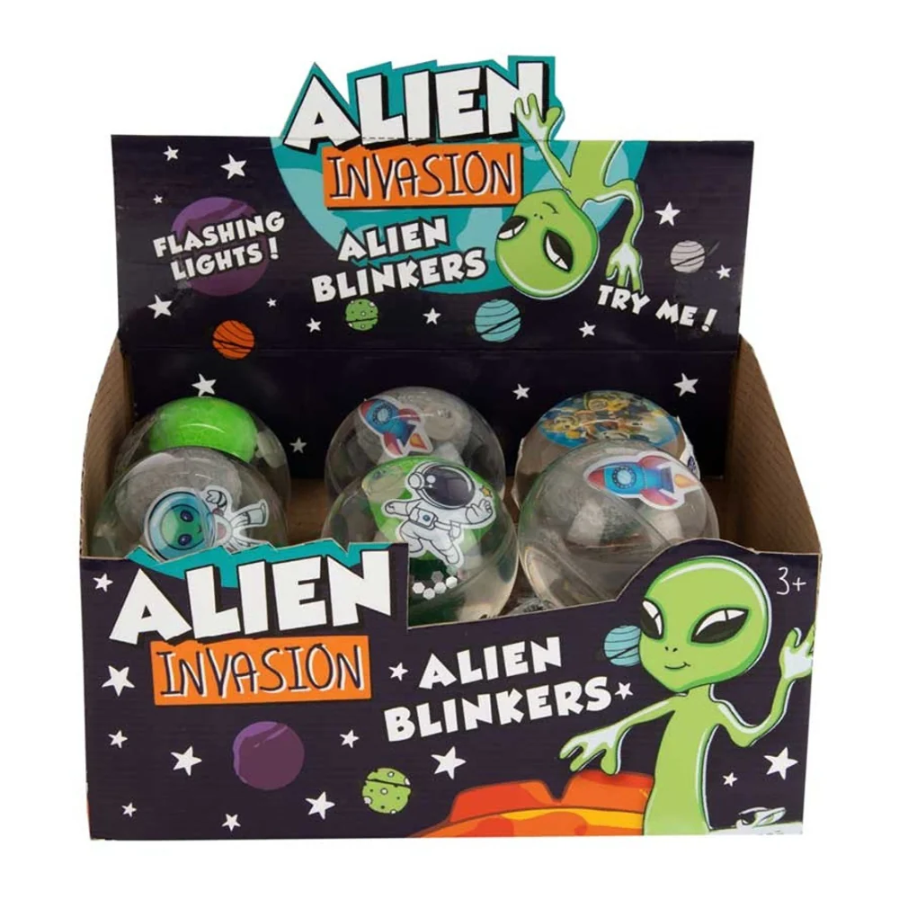 Alien Invasion Flashing Blinker Ball | Assorted Designs and Colours - Image 2