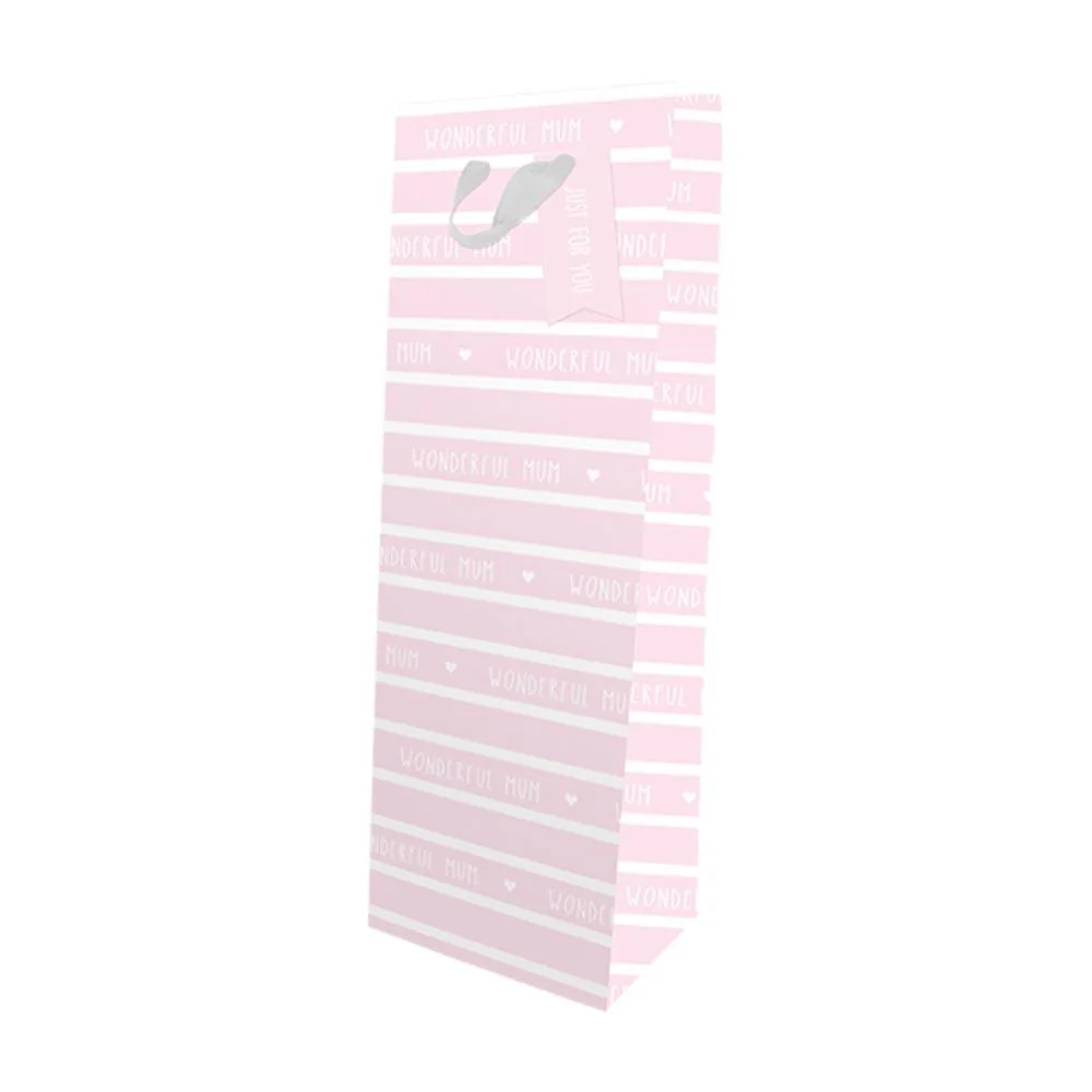 Amazing Mum Mothers Dya Luxury Foil Bottle Bag | Assorted Design - Image 2