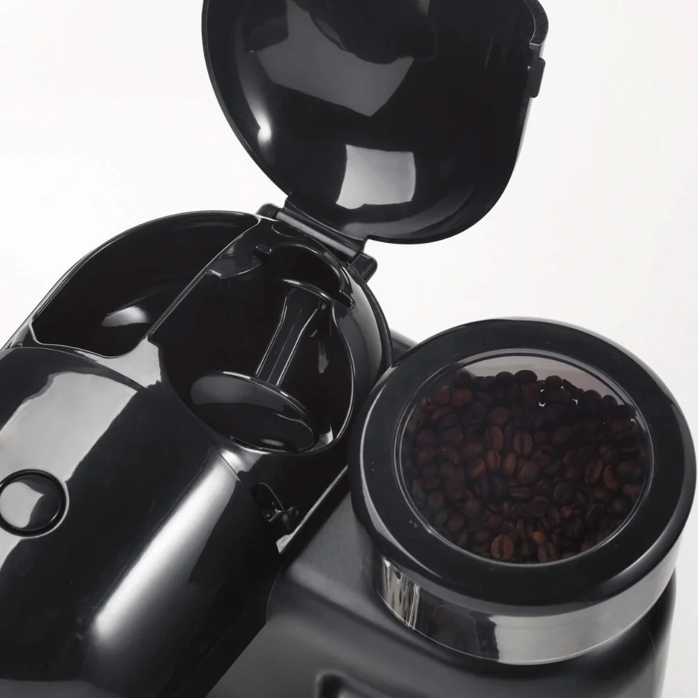 Ariete Black Espresso Coffee Maker with Built-In Grinder | Bean Hopper - Image 6