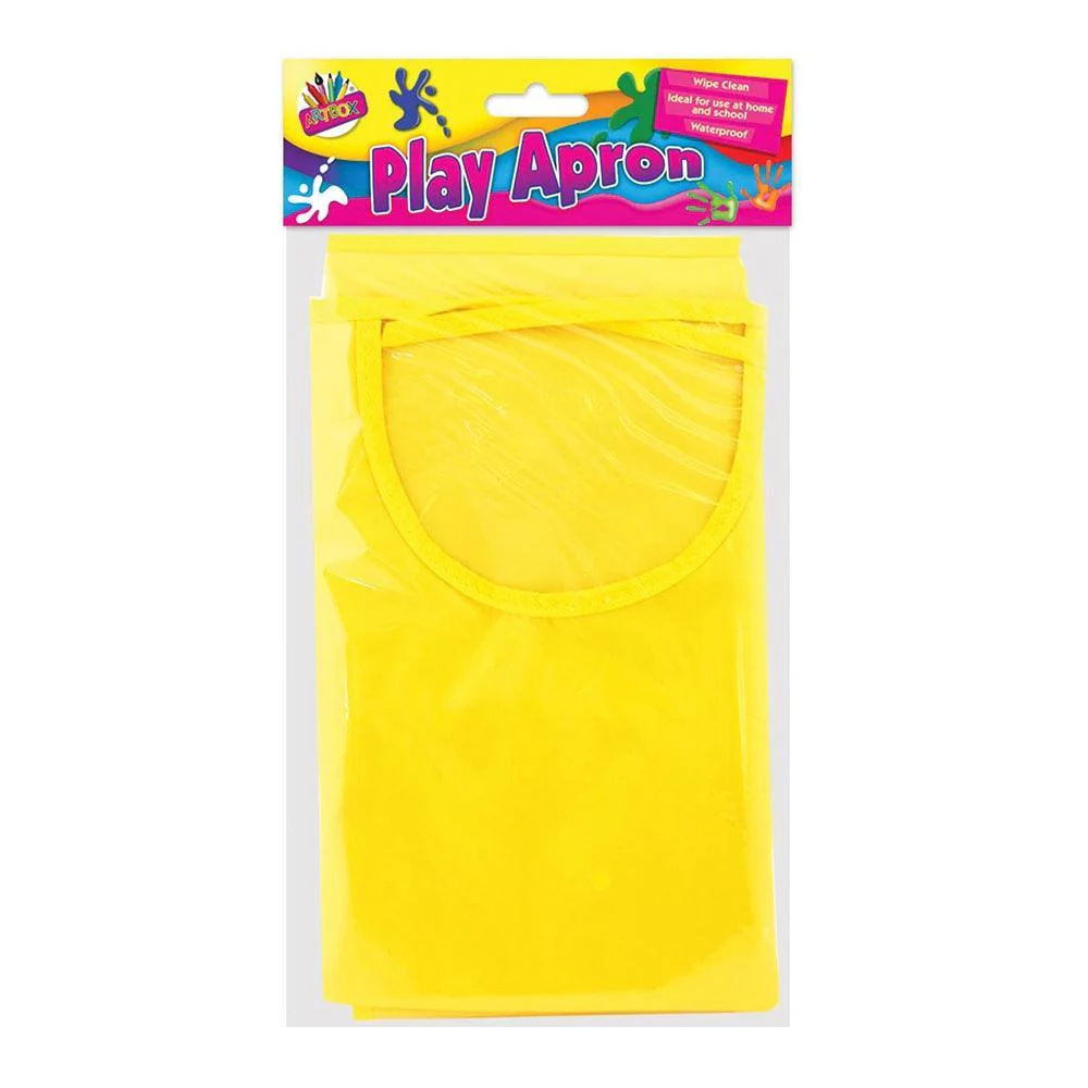 Artbox Childrens Wipe Clean Play Apron 23x17 | Assorted Colours