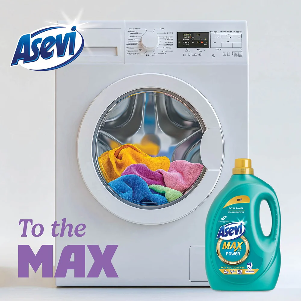 Asevi Max Power Detergent | Hypoallergenic | 50 Washes - Image 6