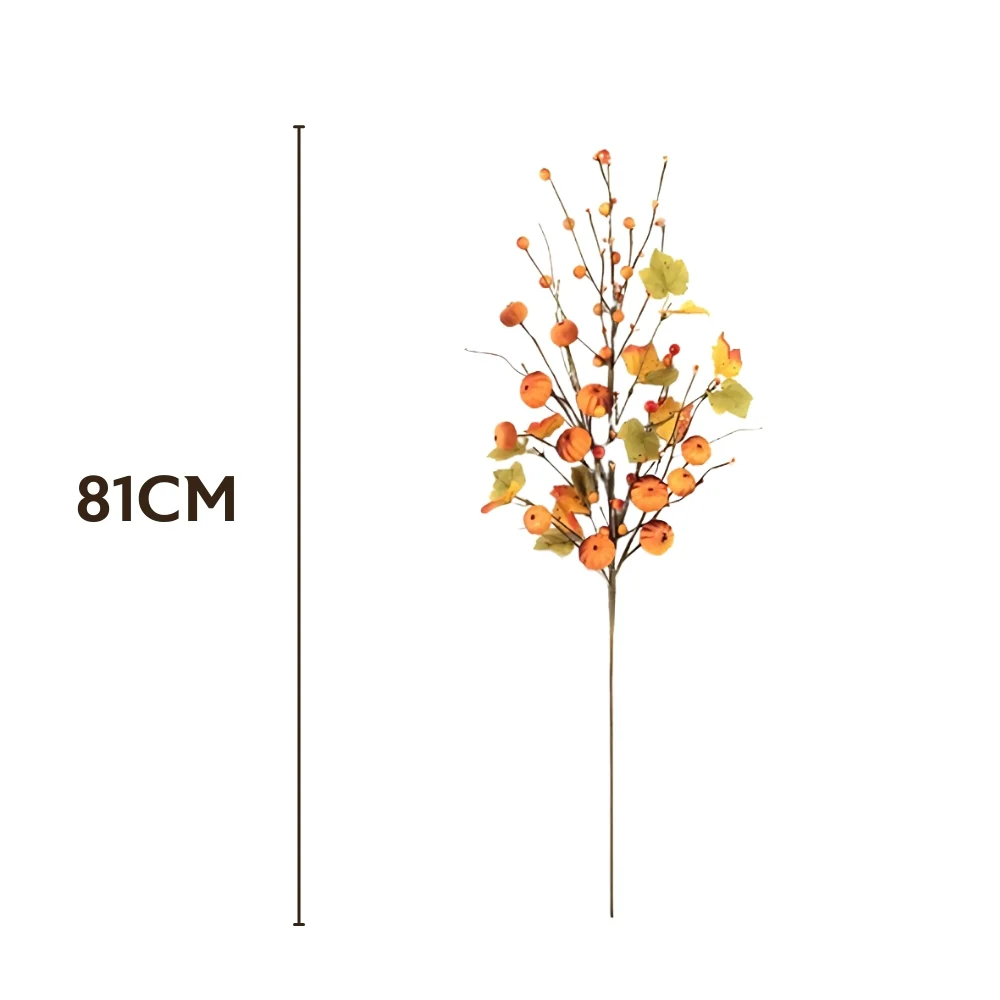 Autumn Collection Mini Pumpkins Spray | 81cm - Image 3