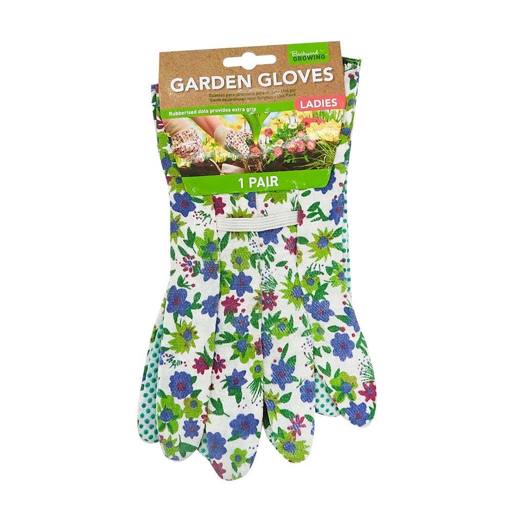 Backyard Growing Assorted Design Ladies Garden Gloves | 1 Pair - Image 3