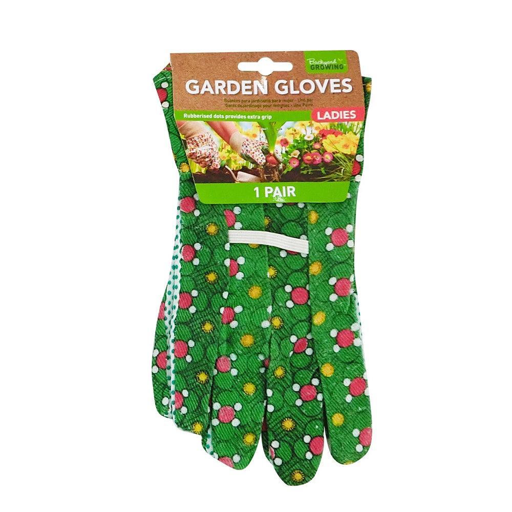 Backyard Growing Assorted Design Ladies Garden Gloves | 1 Pair - Image 4
