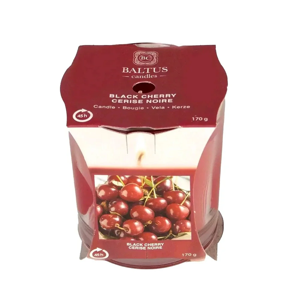 Baltus Black Cherry Home Fragrance Candle | 45 Hour Burn Time