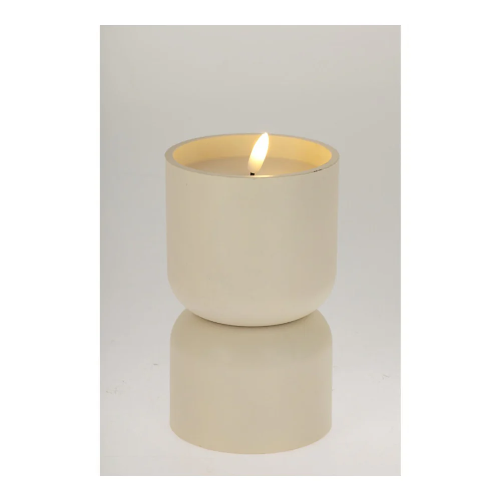 Battery-Operated LED Outdoor Candle | 13cm, 3 Assorted Colours - Image 5