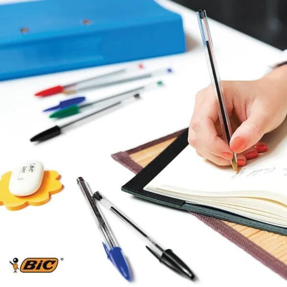 Bic Cristal Ballpoint Pen Medium Red | Single - Image 2