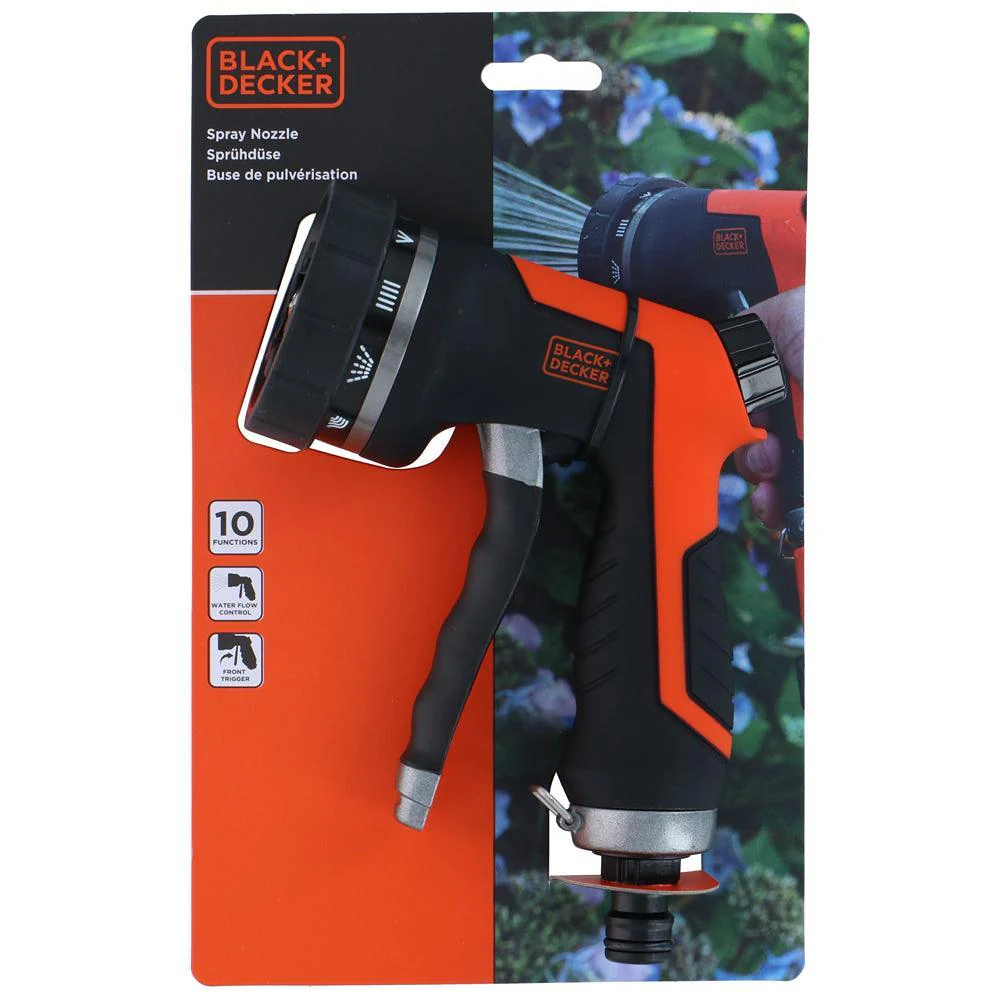 Black + Decker Spray Nozzle Gun | 10 Fucntions