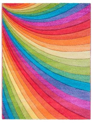 Candy Modern Rainbow Multicoloured Rug | Vivid Colours - Image 5