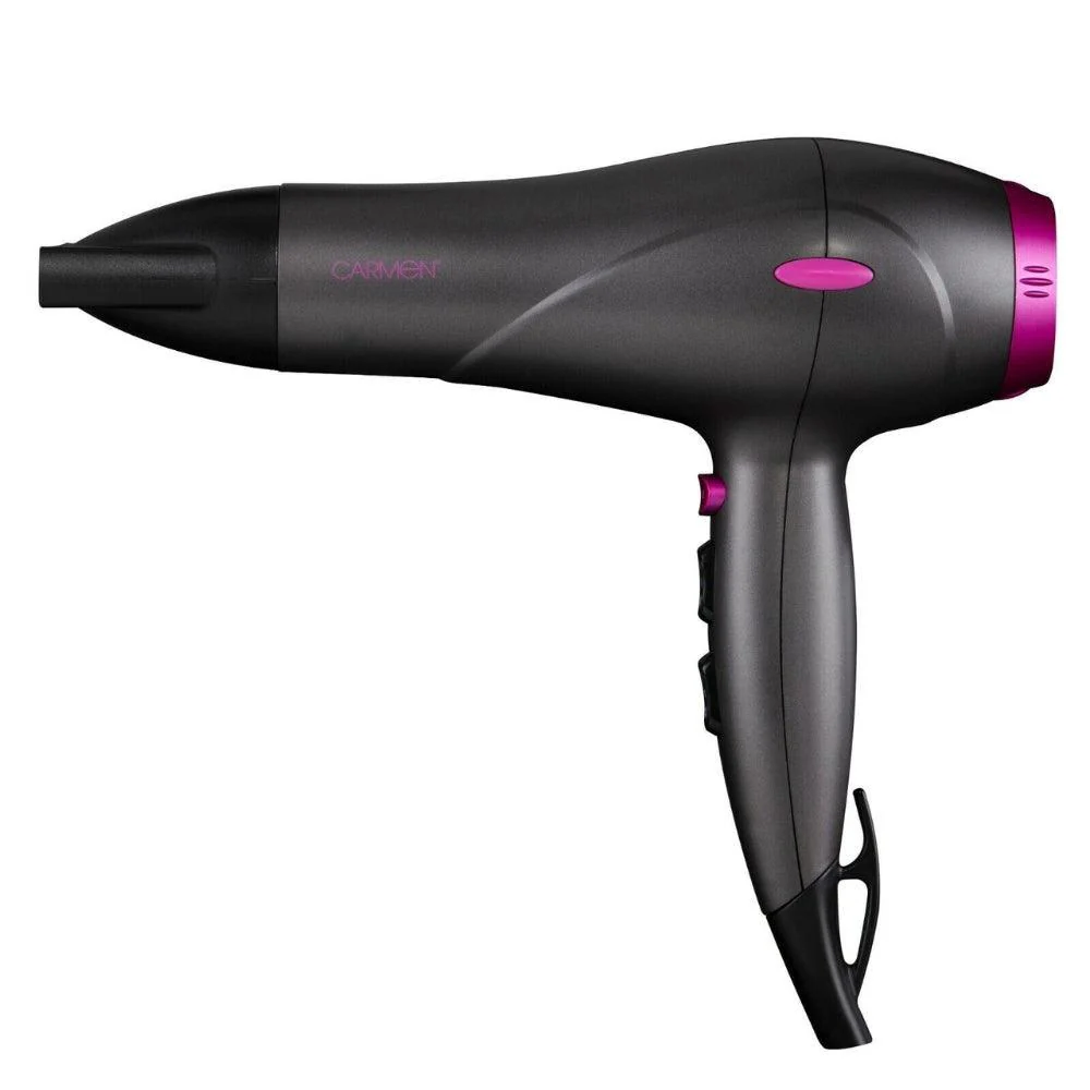 Carmen Neon Series Hair Dryer Gift Set Graphite Pink | 2000W - Image 2