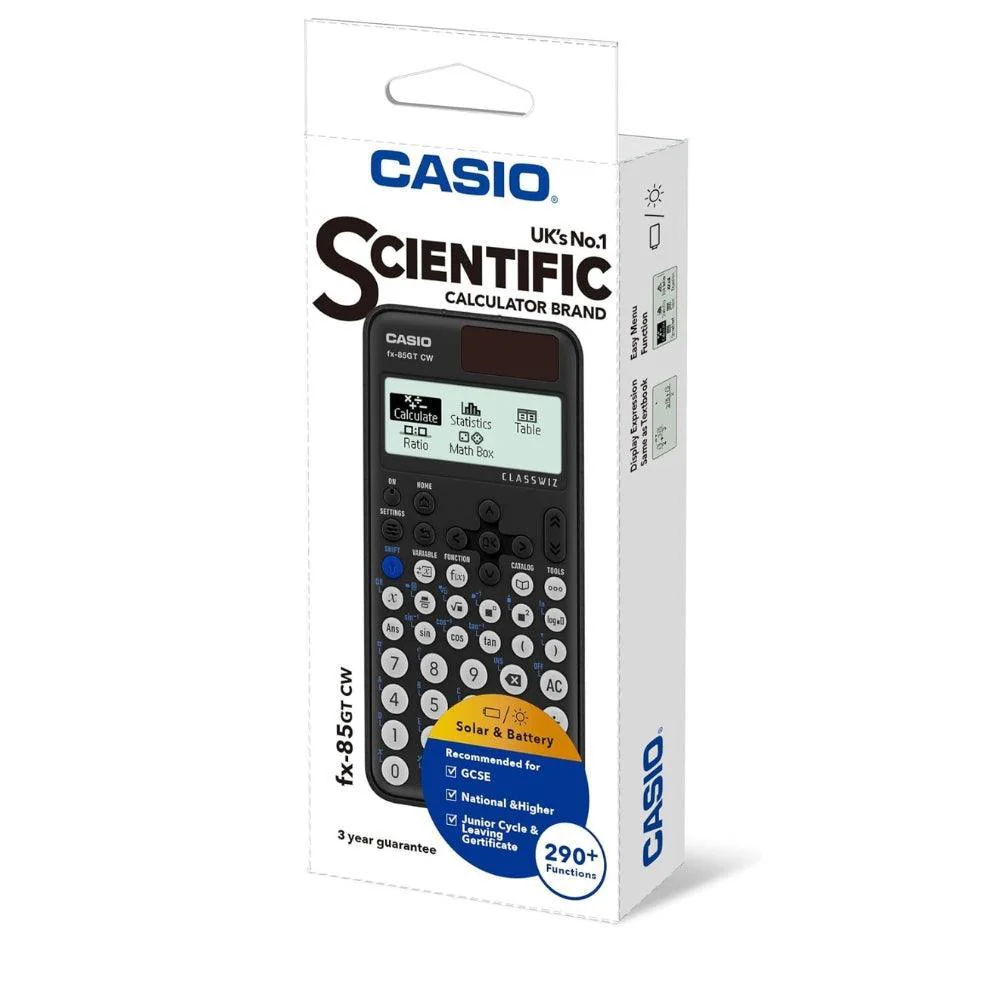 Casio Scientific Calculator Twin Powered | FX-85GTCW - Image 3