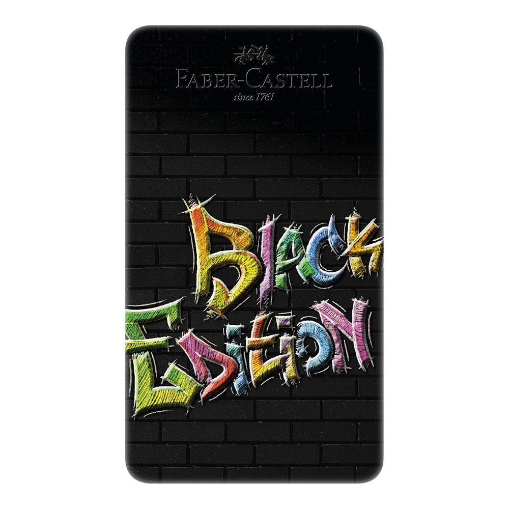 Faber Colour Pencils Black Edition Tin 12X - Image 2
