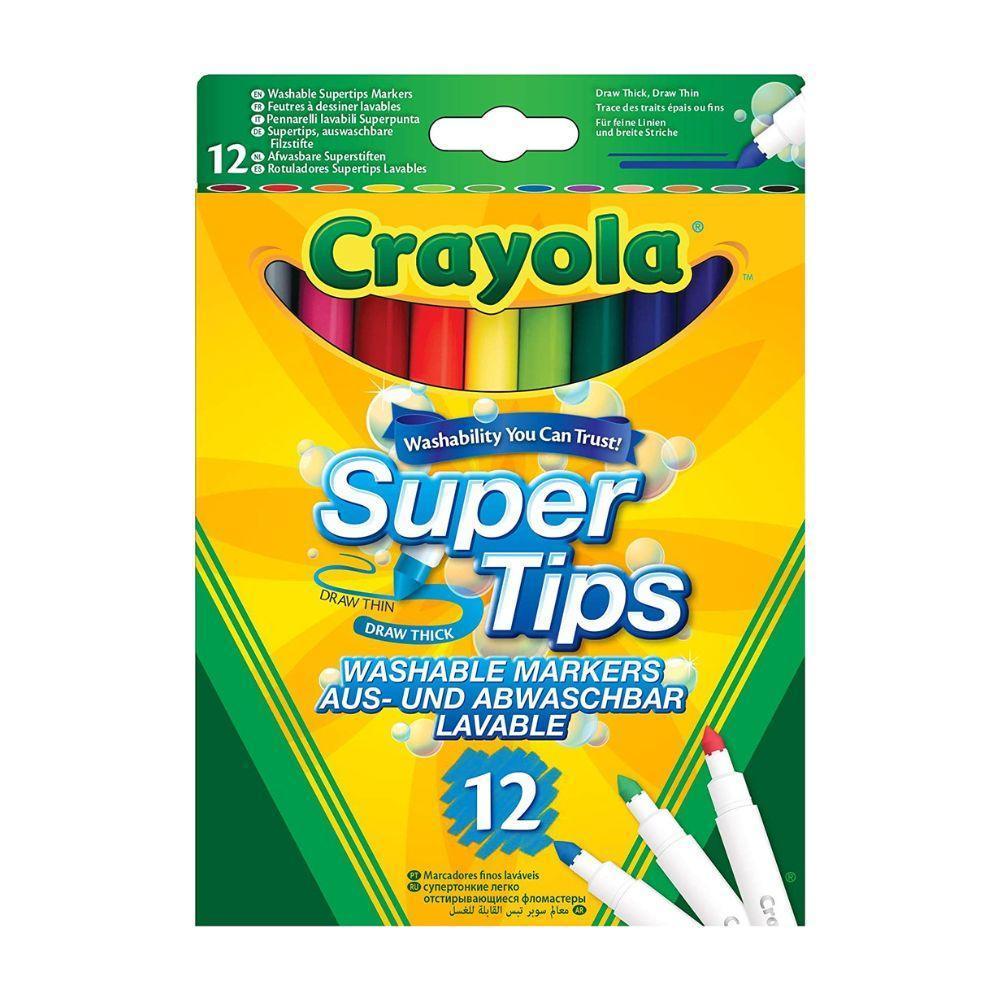 Crayola Supertips Washable Markers | Pack of 12