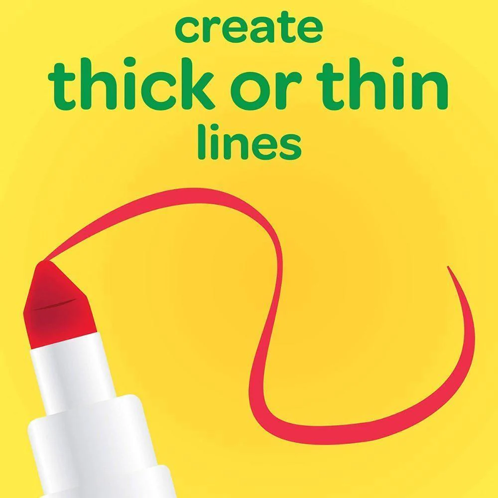Crayola Supertips Washable Markers | Pack of 12 - Image 3