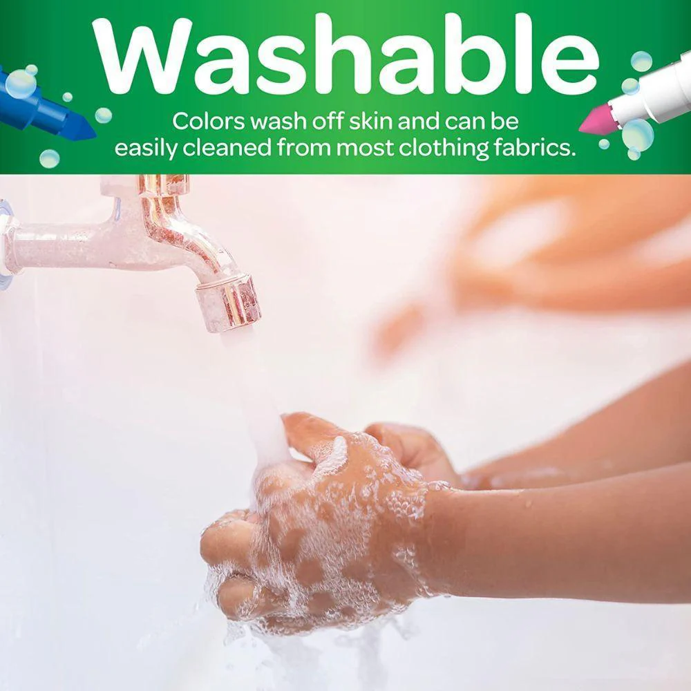 Crayola Supertips Washable Markers | Pack of 12 - Image 4
