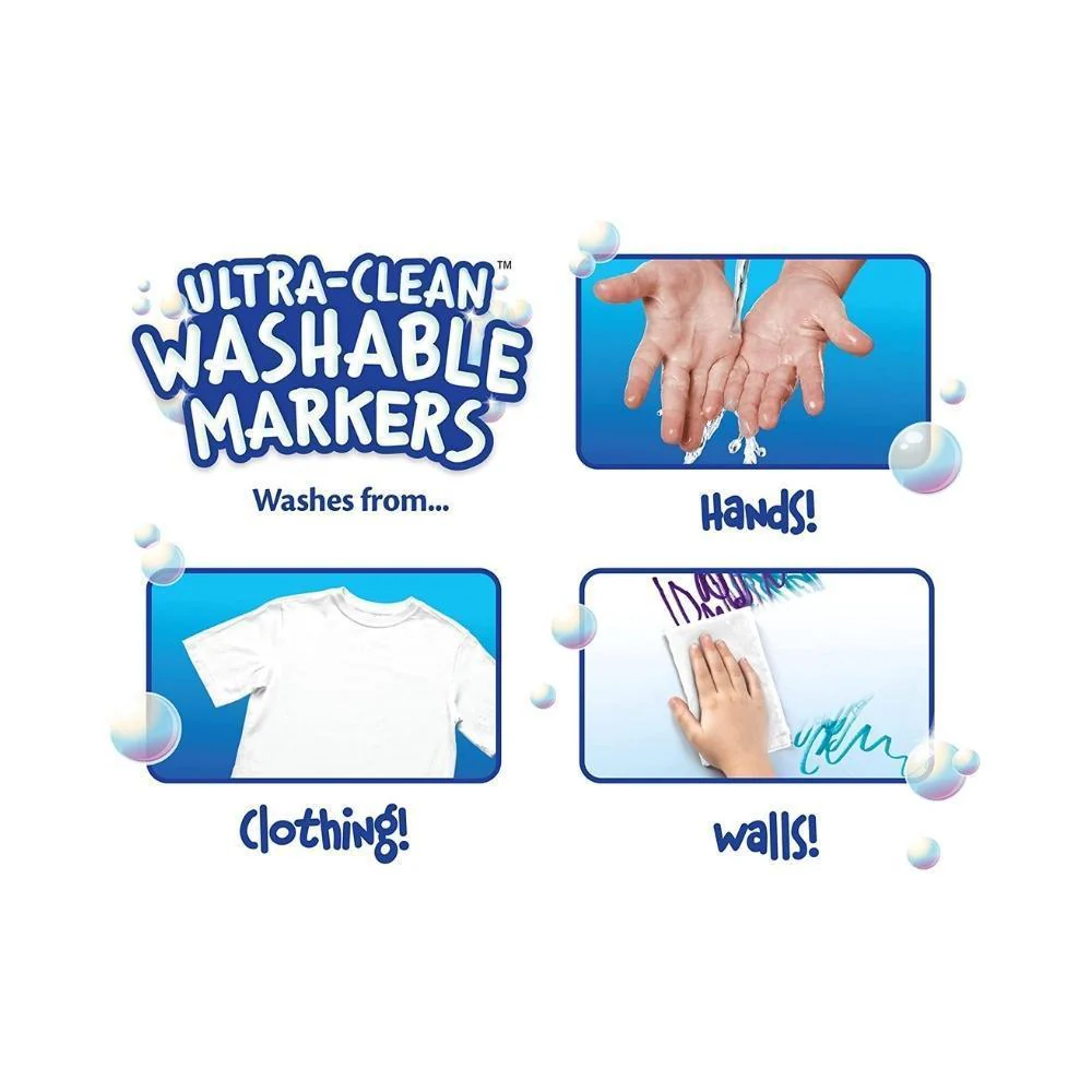 Crayola Ultra-Clean Washable Markers | 8 Pack - Image 3