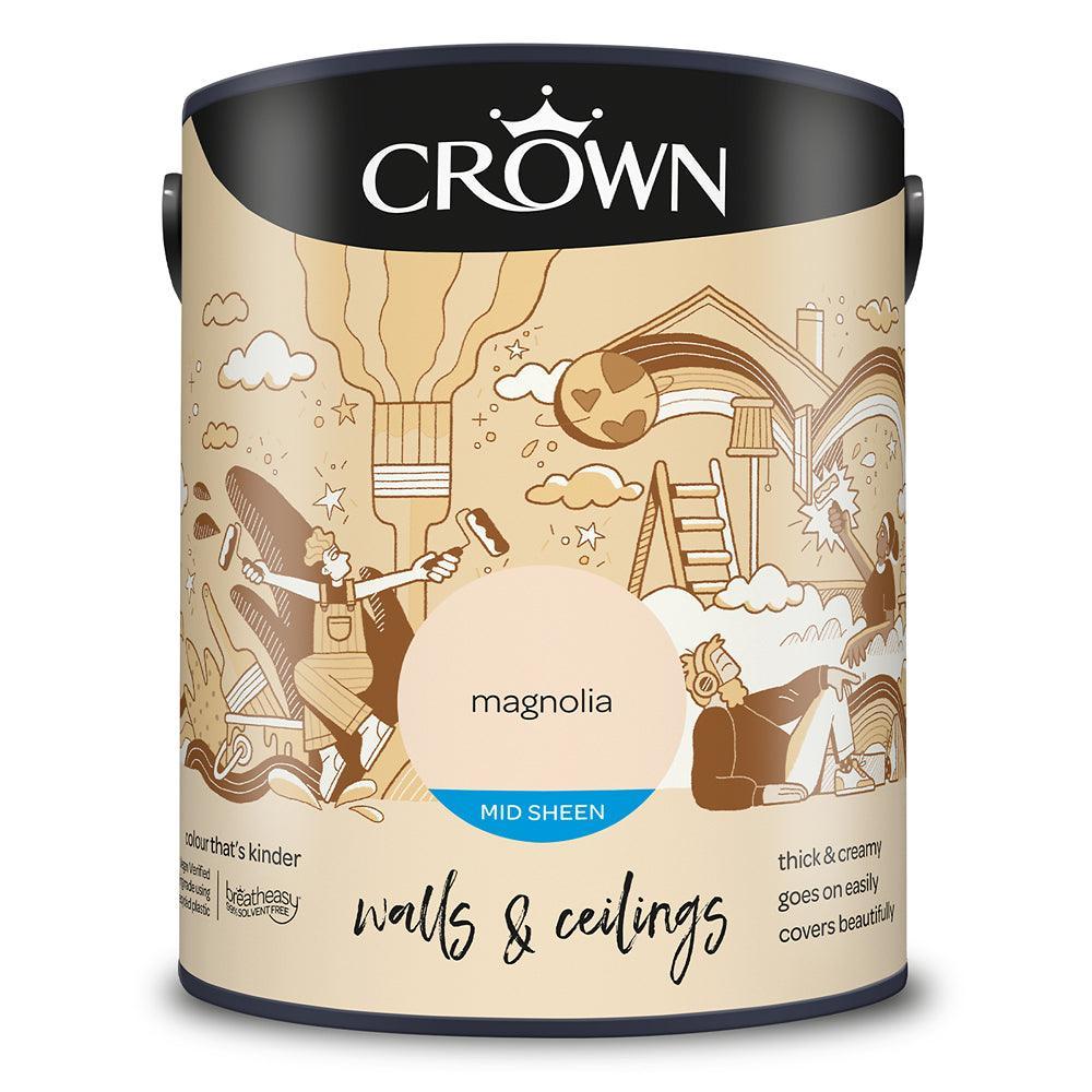 Crown Breatheasy  Mid sheen Emulsion Paint | Magnolia - Image 3