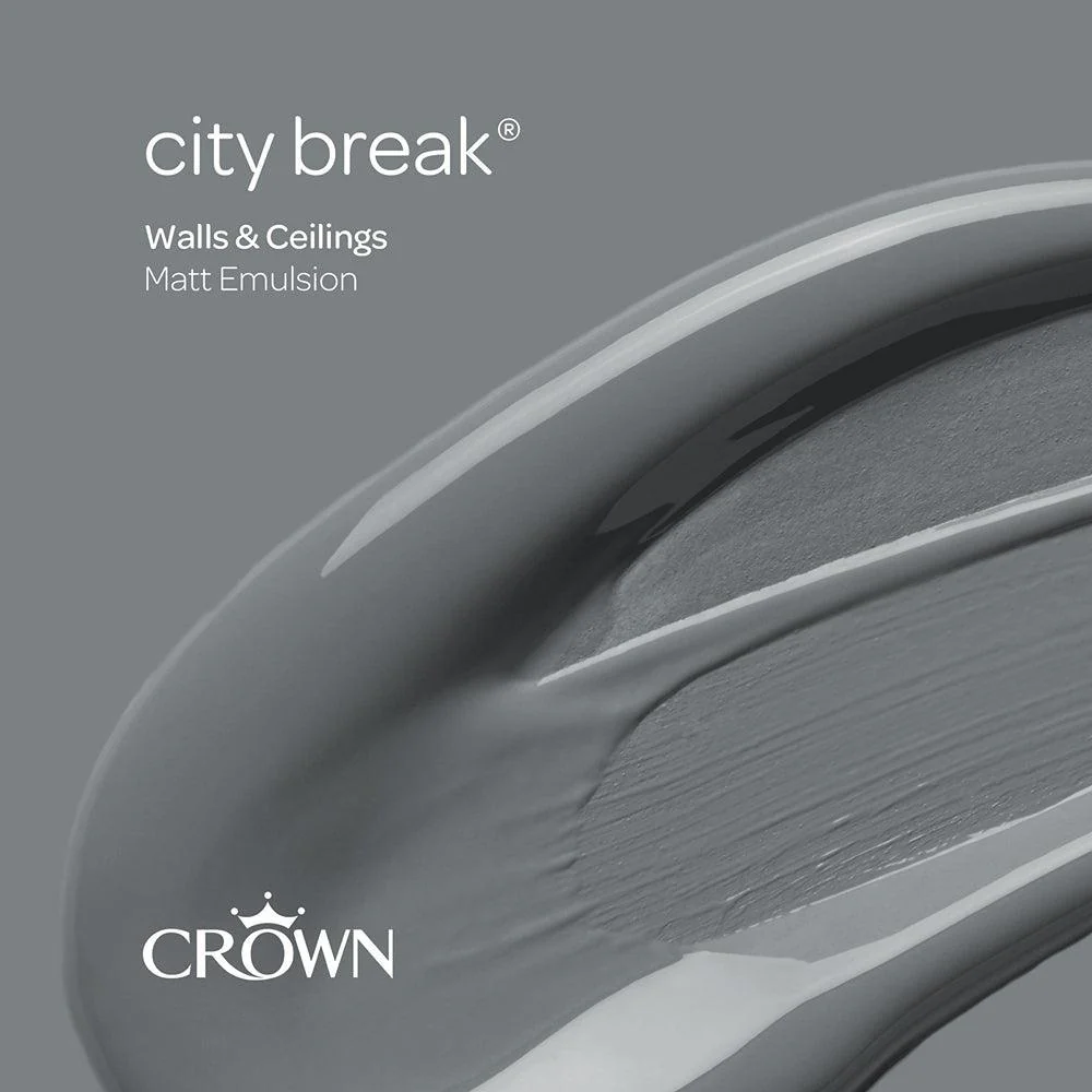 Crown Walls & Ceilings Matt Emulsion | City Break | 40ml Tester - Image 7