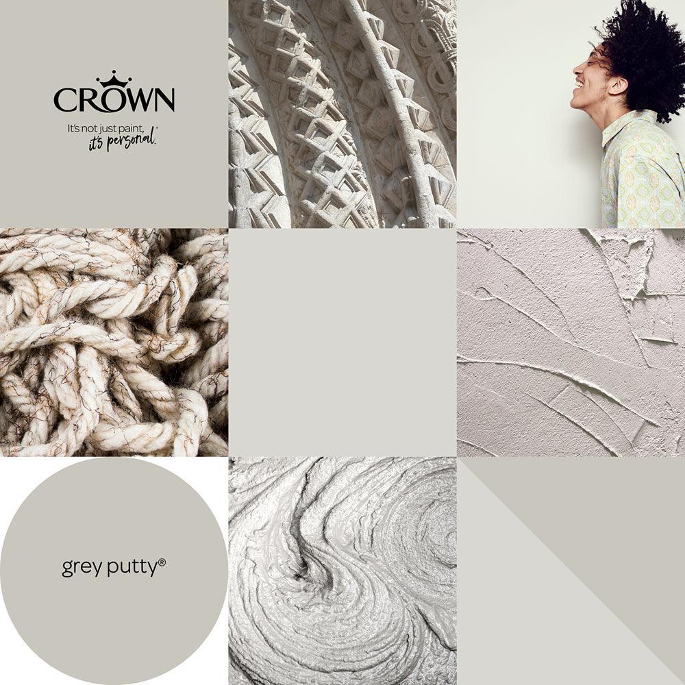 Crown Walls & Ceilings Matt Emulsion Paint | Grey Putty - Image 8