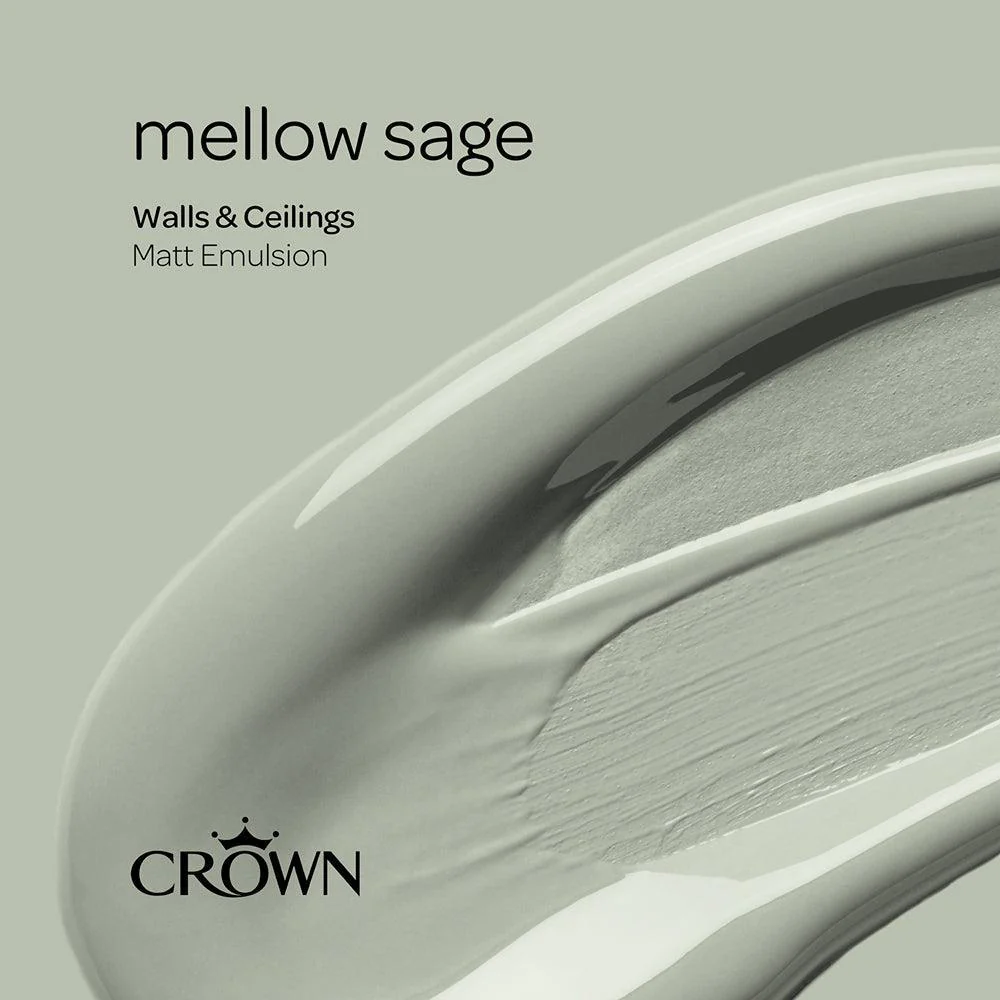 Crown Walls & Ceilings Matt Emulsion Paint | Mellow Sage - Image 9