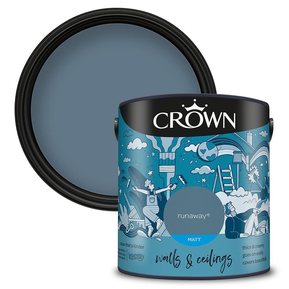 Crown Walls & Ceilings Matt Emulsion Paint | Runaway