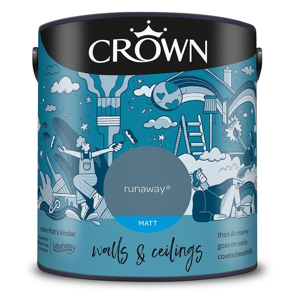 Crown Walls & Ceilings Matt Emulsion Paint | Runaway - Image 3