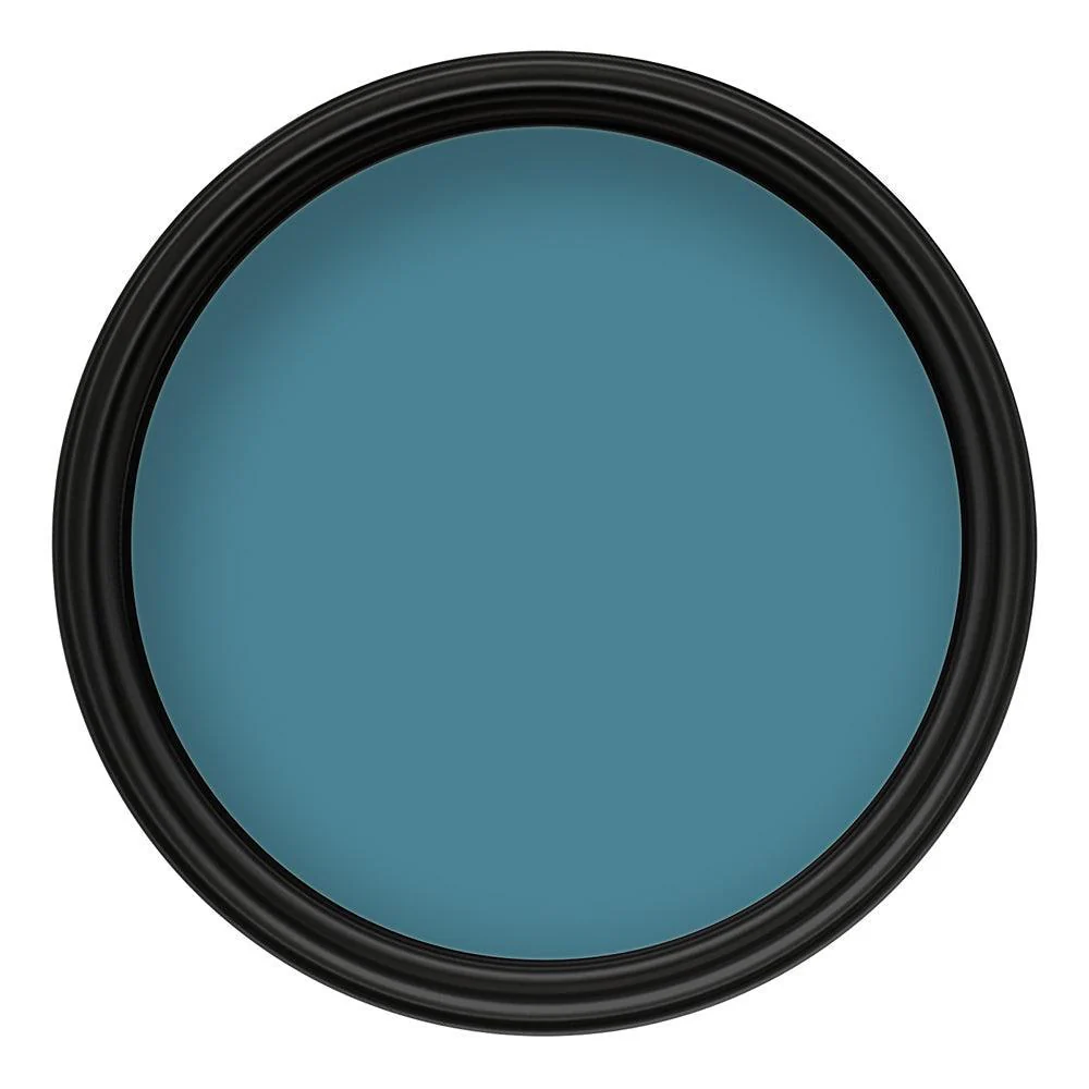Crown Walls & Ceilings Matt Emulsion Paint | Teal | 40ml Tester - Image 2