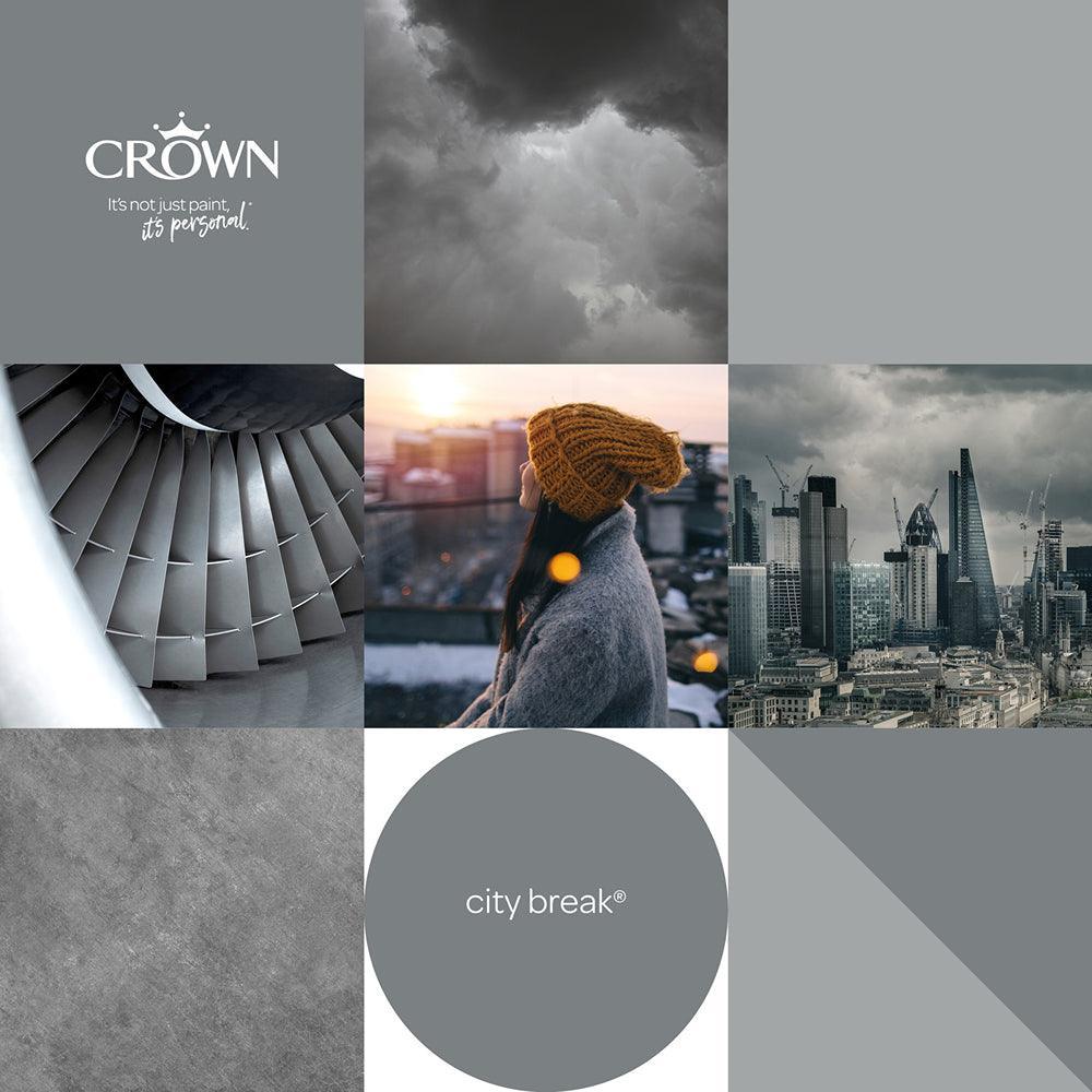 Crown Walls & Ceilings Mid Sheen Emulsion Paint | City Break - Image 8
