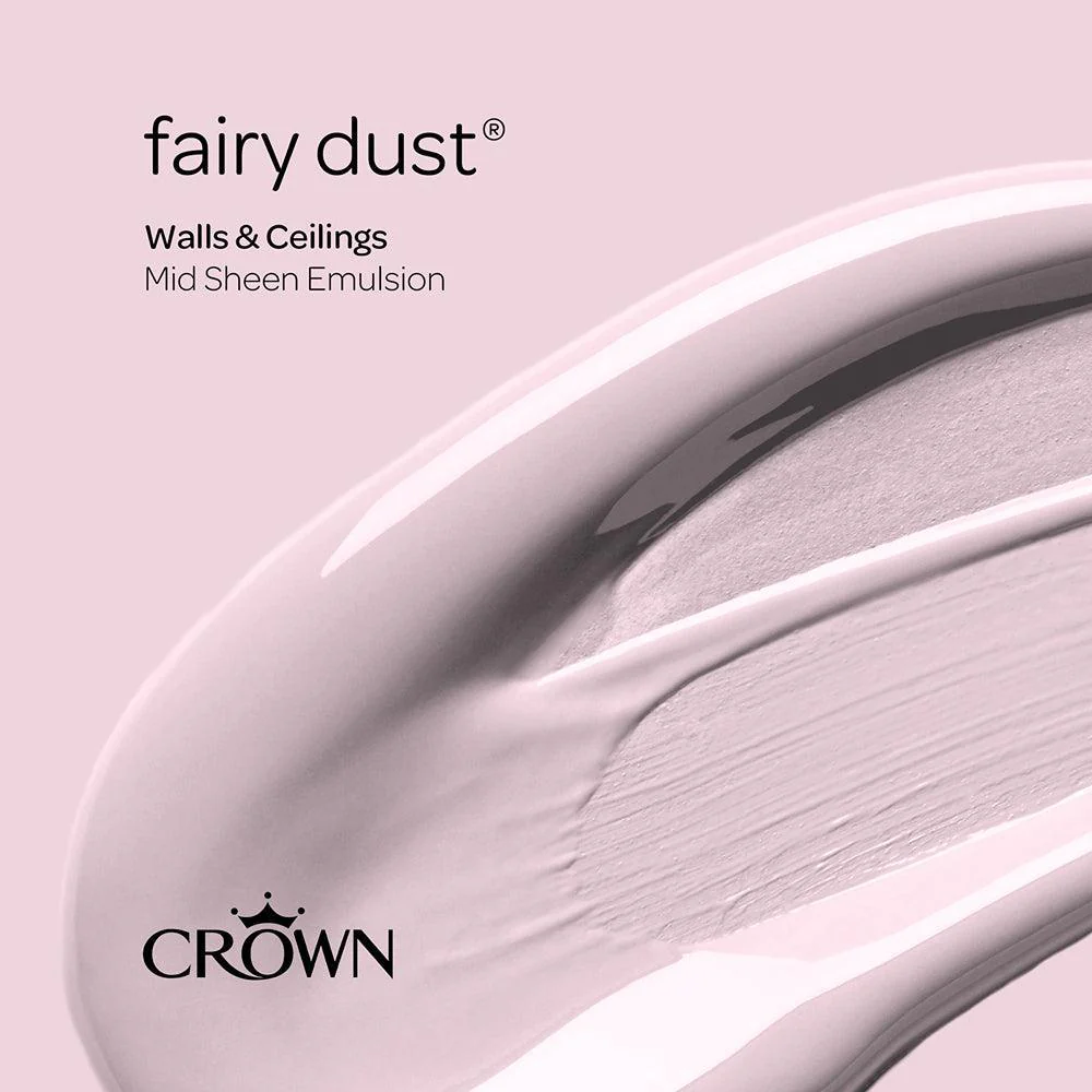 Crown Walls & Ceilings Mid Sheen Emulsion Paint | Fairy Dust - Image 18