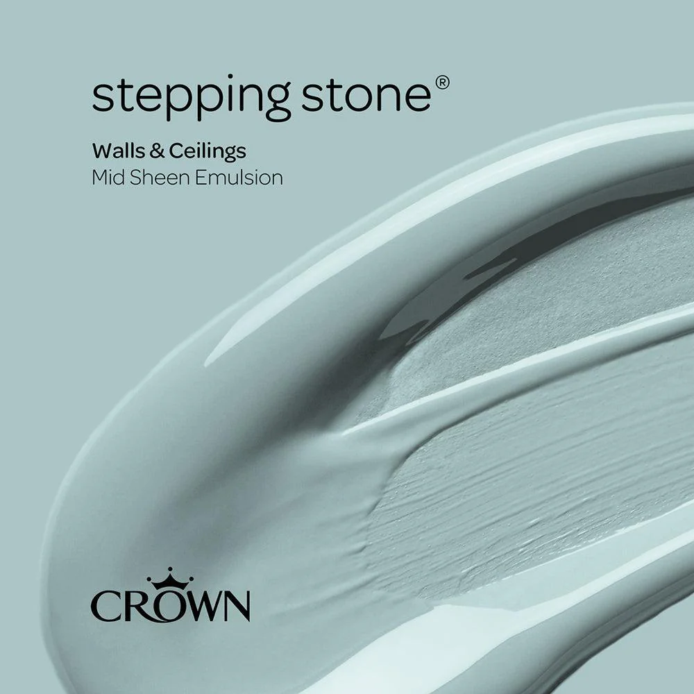 Crown Walls & Ceilings Mid Sheen Emulsion Paint | Stepping Stone - Image 9