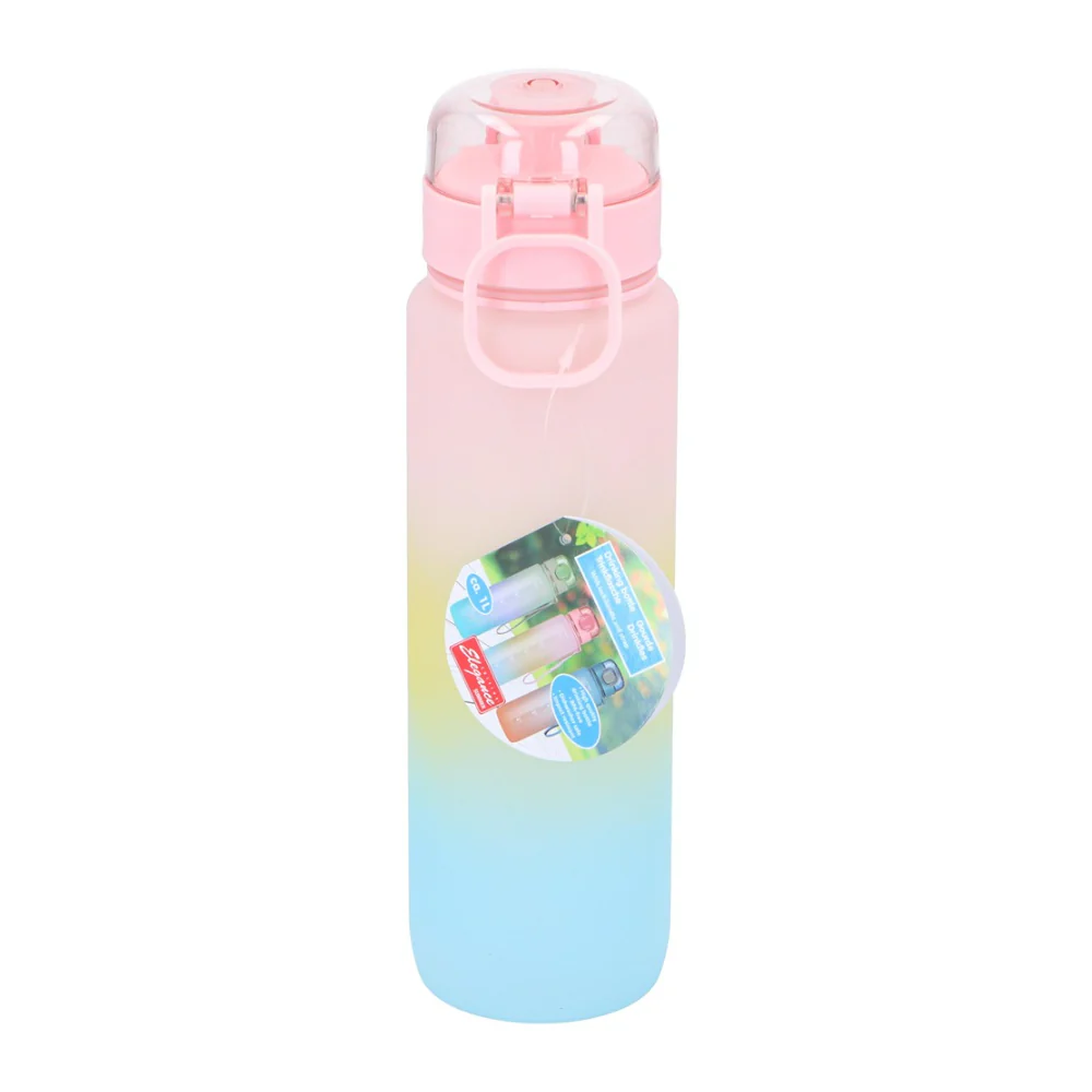 Cuisine Elegance Ombre Water Bottle | 1L, Assorted Colours, Flip-Top - Image 3