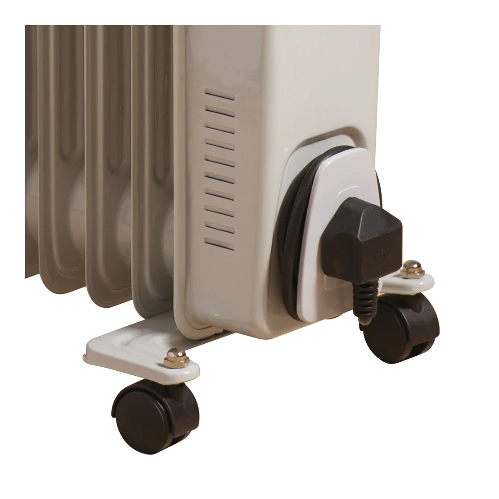 Daewoo Oil Filled Radiator | 1500W, 7-Fin, Adjustable Thermostat - Image 4
