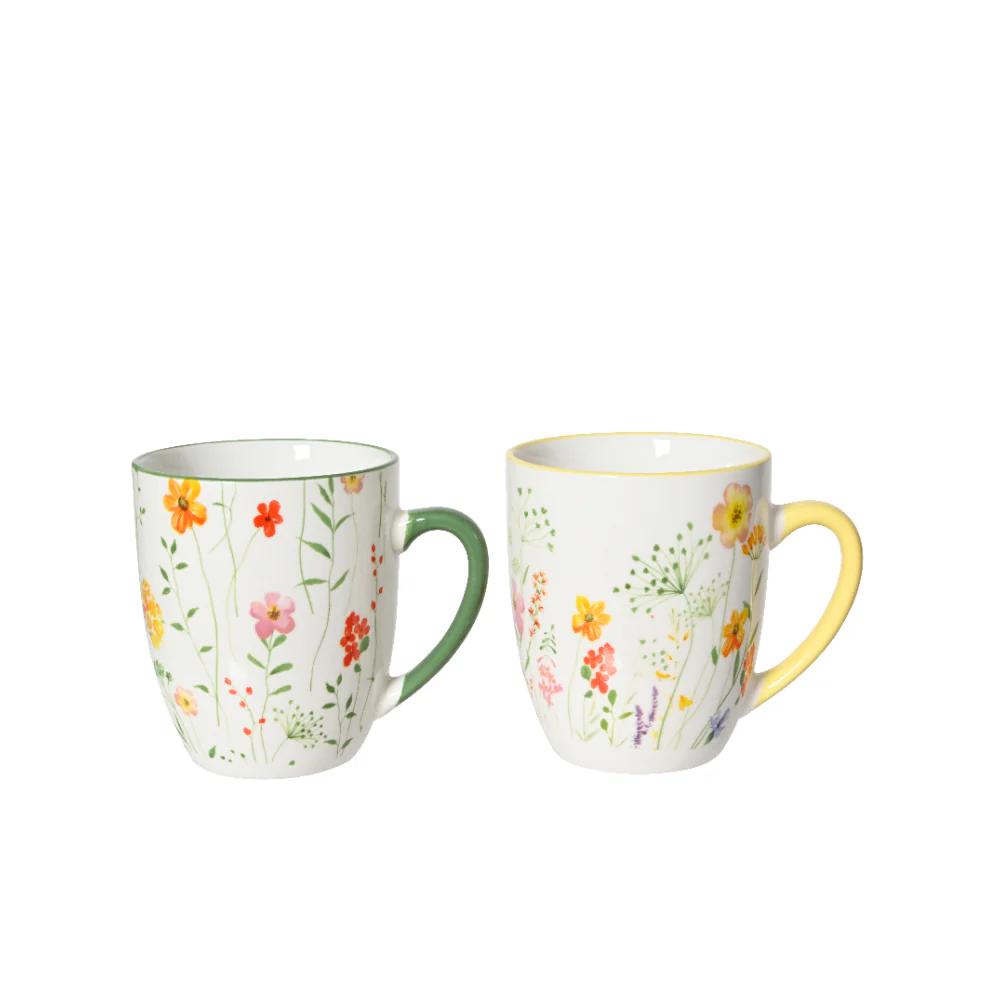Decoris Floral Meadow Porcelain Mug | Assorted Designs