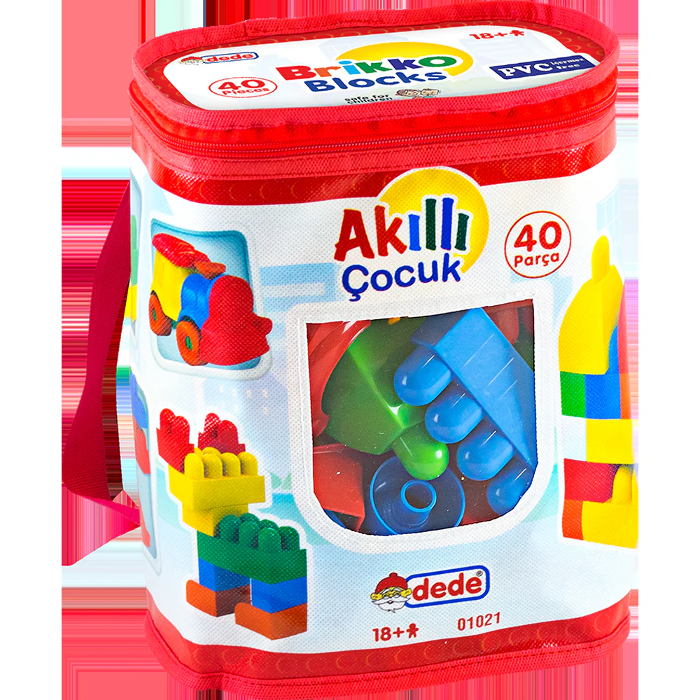 dedé Brio Blocks Construction Set | Pack of 40 Building Pieces