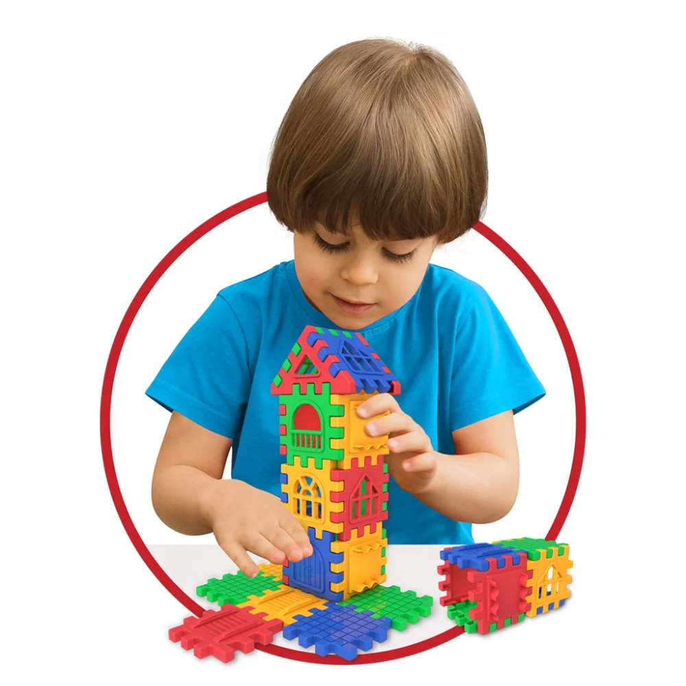 Dede Puzzle City 128-Piece Set | Educational City-Building Puzzle for Kids - Image 4
