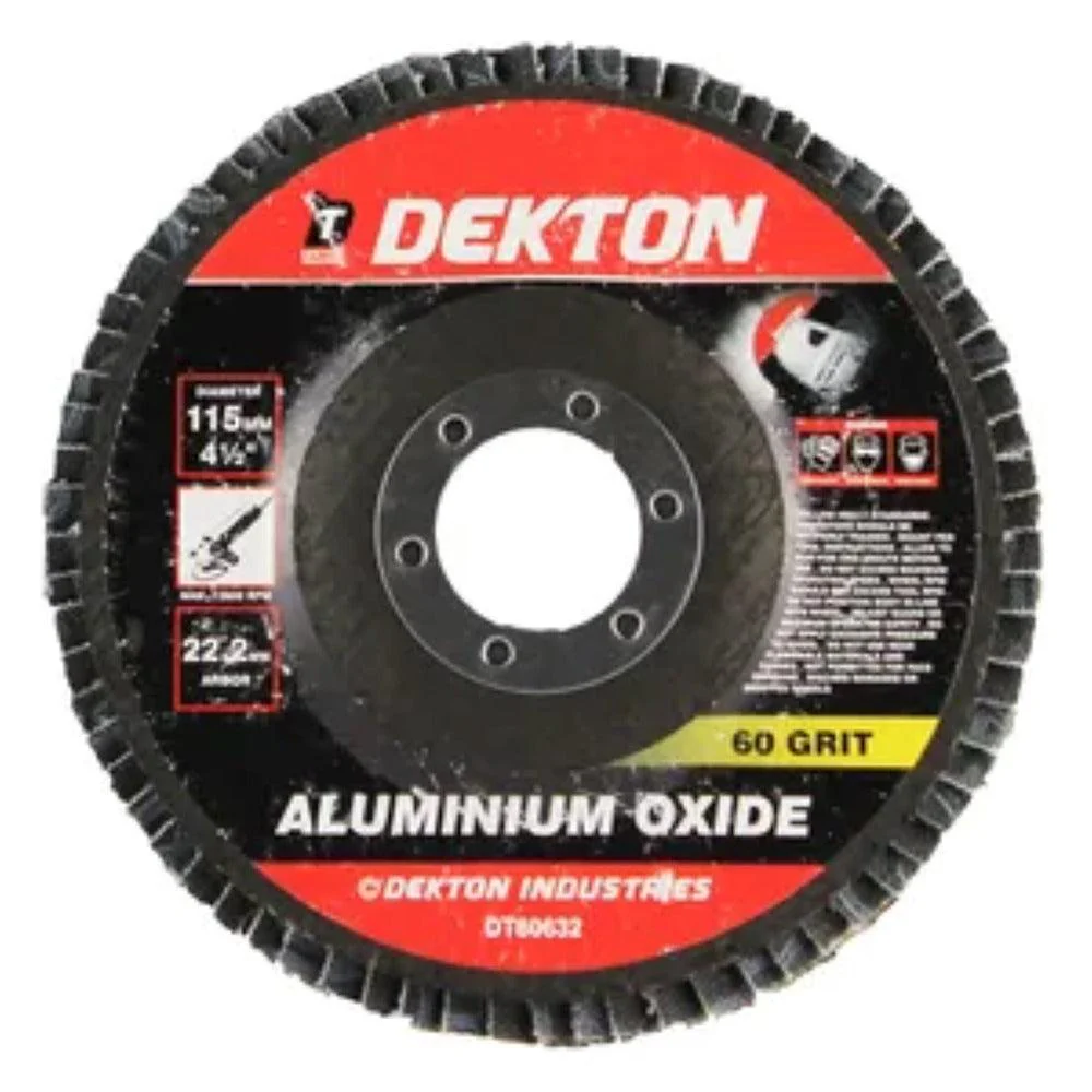 Dekton 115mm Aluminium Oxide Flap Disc | 60 Grit