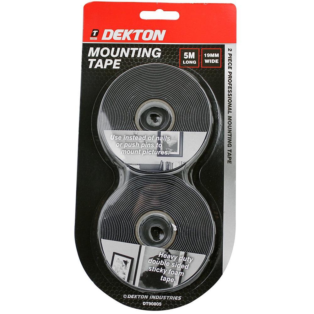 Dekton Mounting Tape | 5 m x 19 mm |Pack of 2 - Image 2