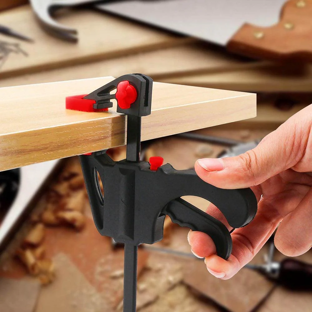 Dekton 4in Clamp And Spreader | 2 Piece Set | 15kg Clamp Force | ABS Handle & Rotation Button - Image 3