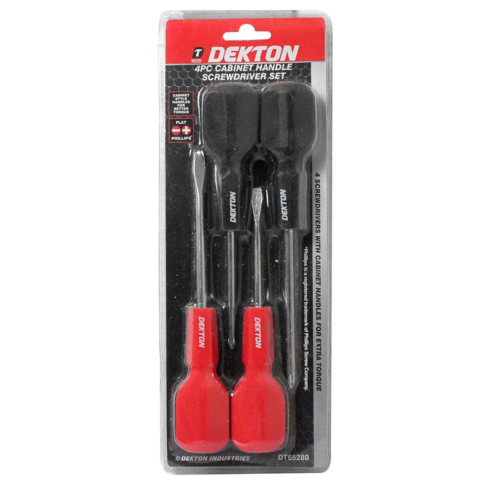 Dekton Cabinet Handle Screwdriver | 4 Piece Set - Image 2