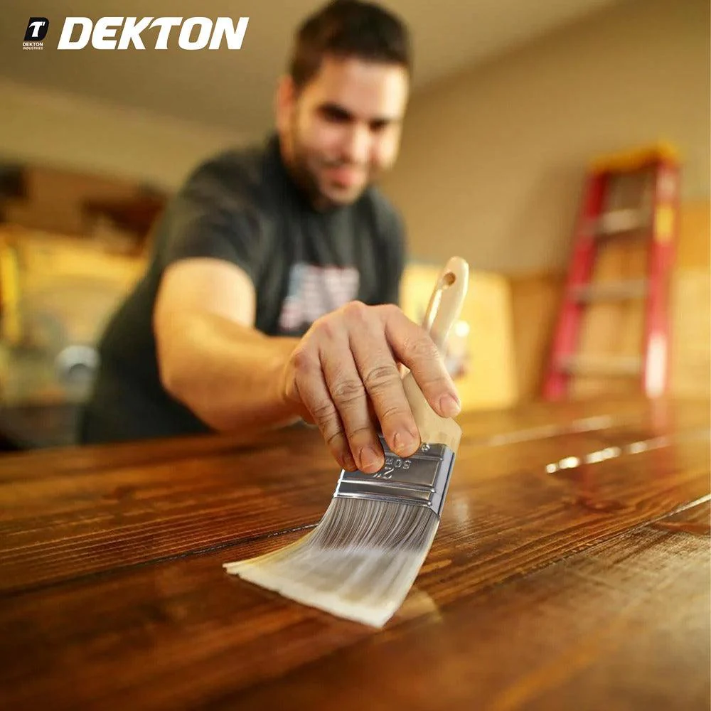Dekton 5pc Pro Paintbrush Set | Varied Widths 50mm, 38mm, 25mm - Image 6