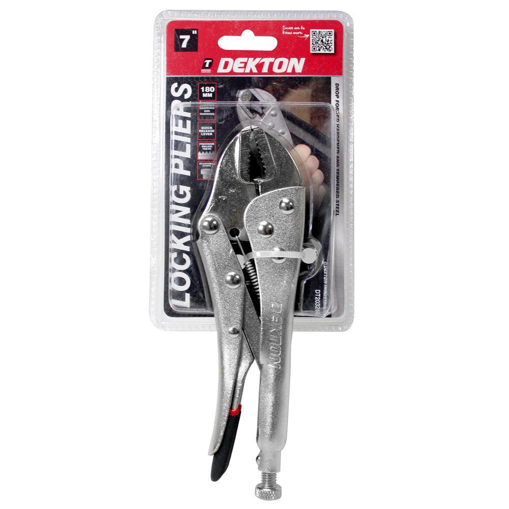 Dekton 7in Straight Jaw Locking Plier - Image 2