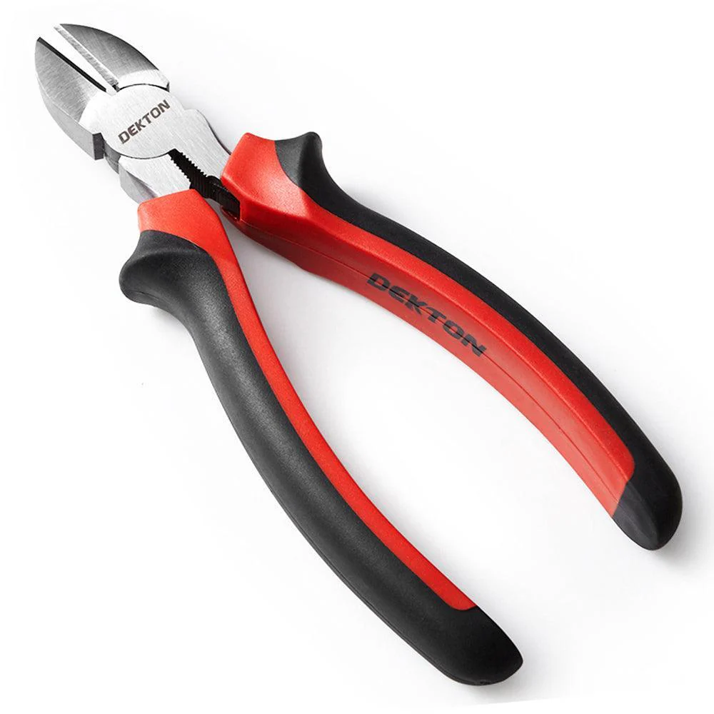 Dekton 8in Diagonal Pliers | Slip Guard | Heat Treated Steel