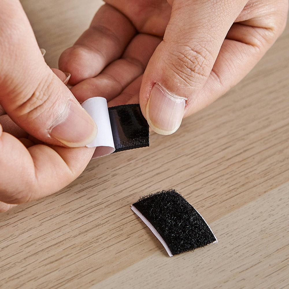 Dekton Black 20 mm x 1 m Hook & Loop | 100% Nylon With Backing Glue - Image 4