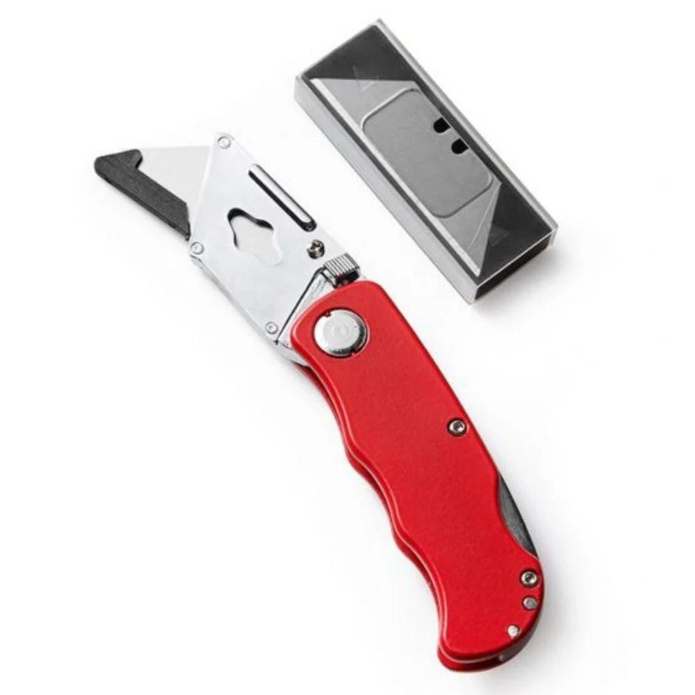Dekton Folding Metal Tradesman Knife | 5 Blade - Image 2