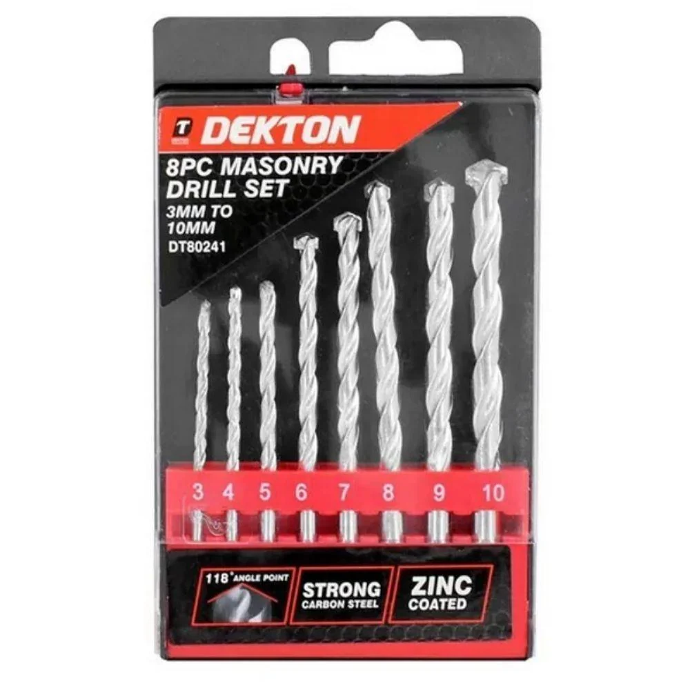 Dekton Masonry Drill Set | 8 Pack