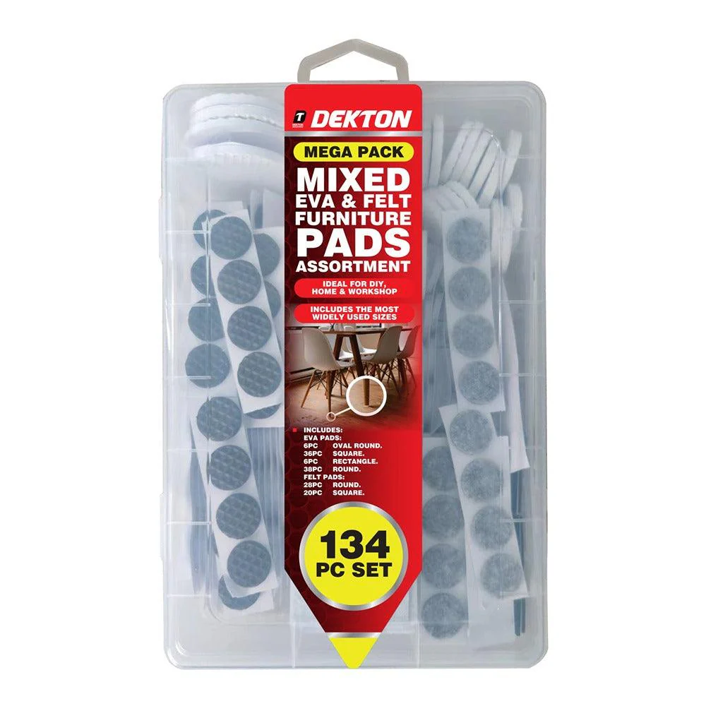Dekton Mixed Eva/Felt Furniture Pads | Durable and Soft Protection