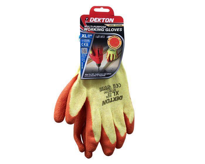 Dekton Multi-Purpose Latex Coated Gloves | Size 10 XL