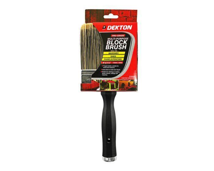 Dekton | Pro Grade Multipurpose Shed & Fence Brush 4" DT95845 - Image 2